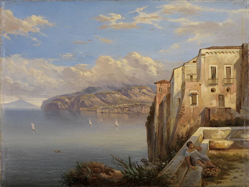 1789-Carl Ludwig Frommel - La Casa del Tasso a Sorrento - Staatliche Kunsthalle Karlsruhe